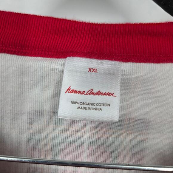 Hanna Anderson Adult Men’s XXL Christmas Plaid Pajama Set Flannel Red - Picture 3 of 8